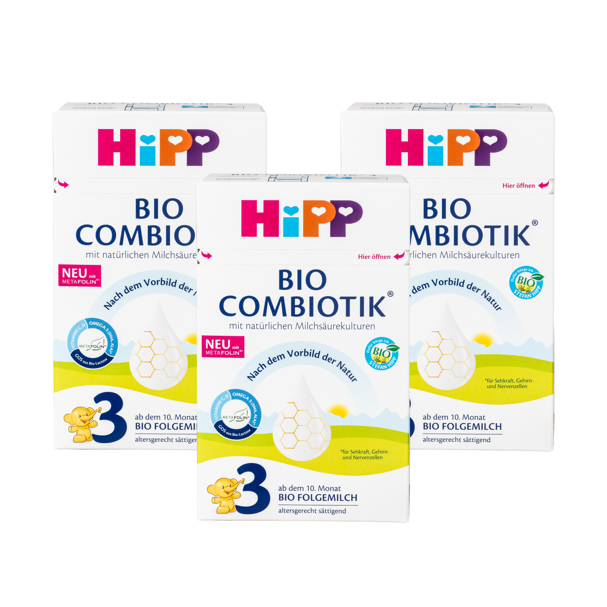 HiPP German Bio Combiotic Cow Milk Baby Formula • Stage 3