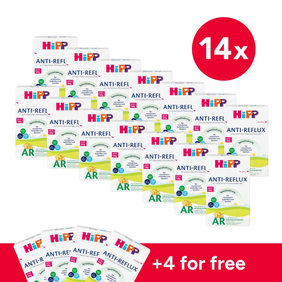 HiPP Anti-Reflux (AR) Cow Milk Baby Formula • All stages