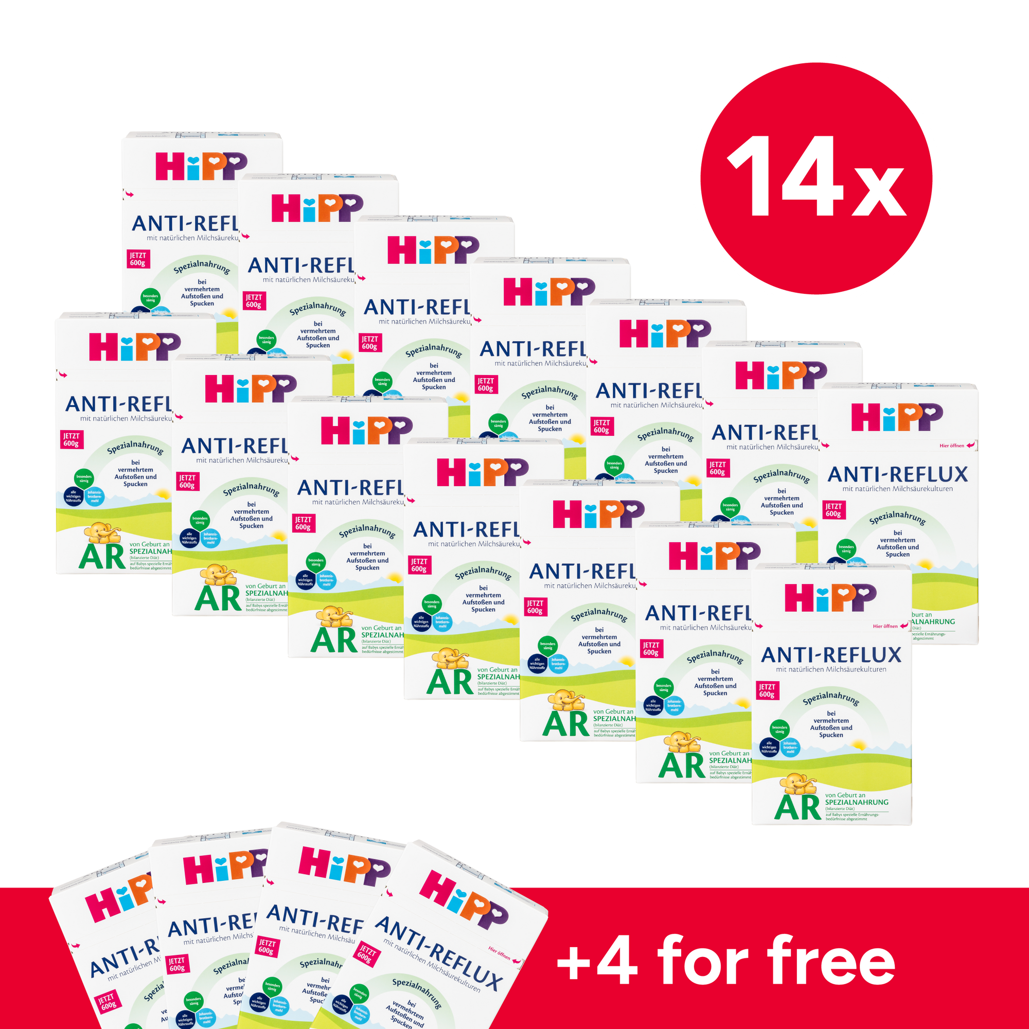 HiPP Anti-Reflux (AR) Cow Milk Baby Formula • All stages