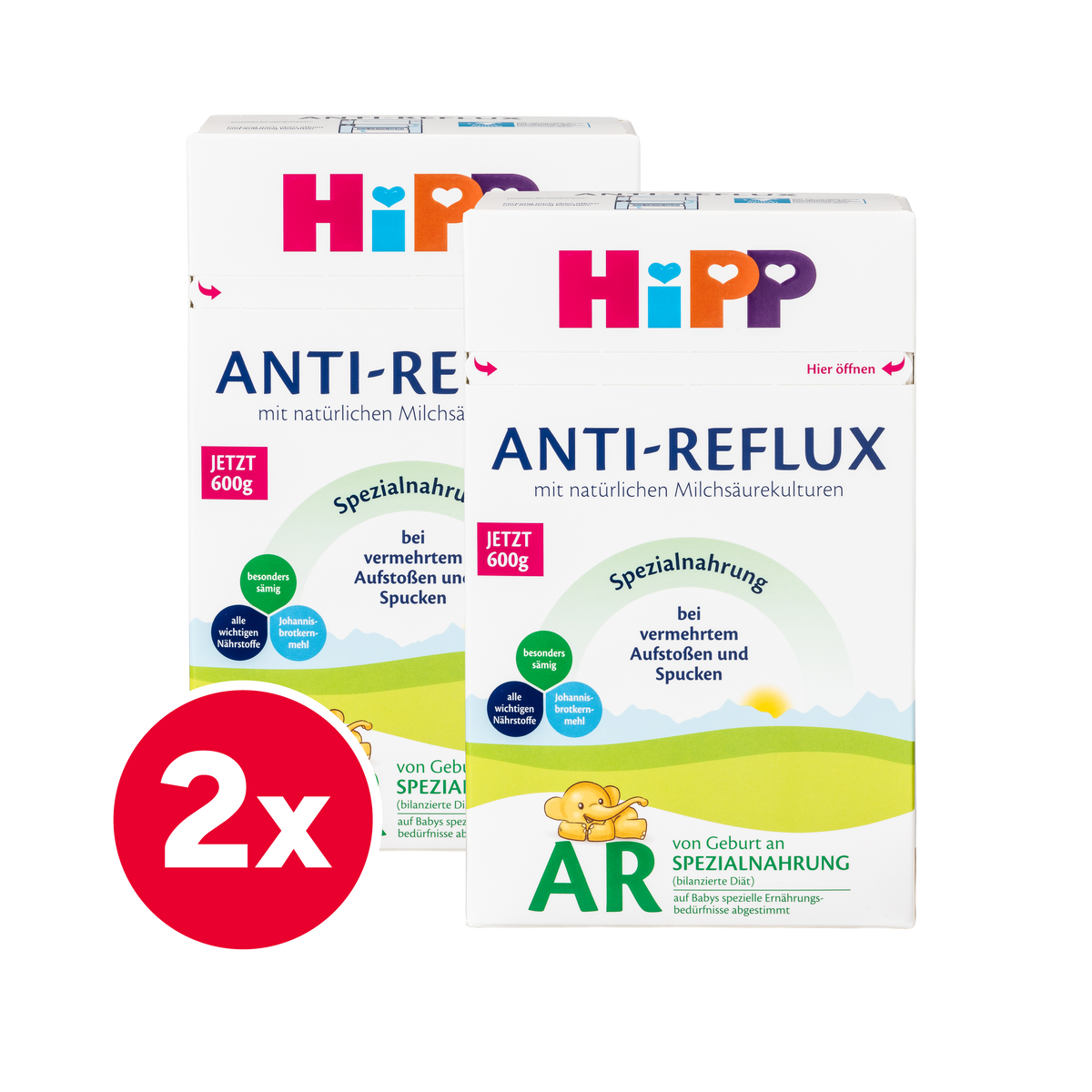 HiPP Anti-Reflux (AR) Cow Milk Baby Formula • All stages