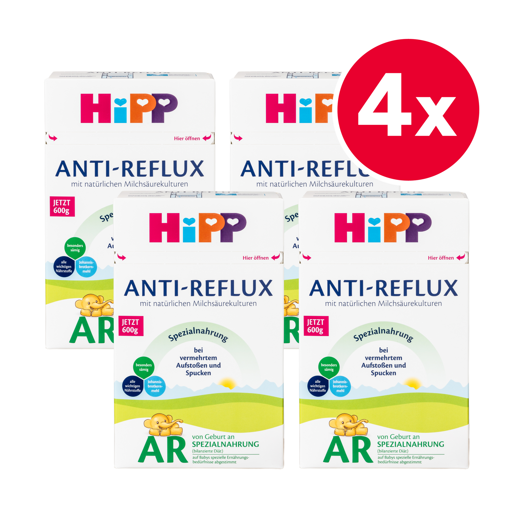 HiPP Anti-Reflux (AR) Cow Milk Baby Formula • All stages