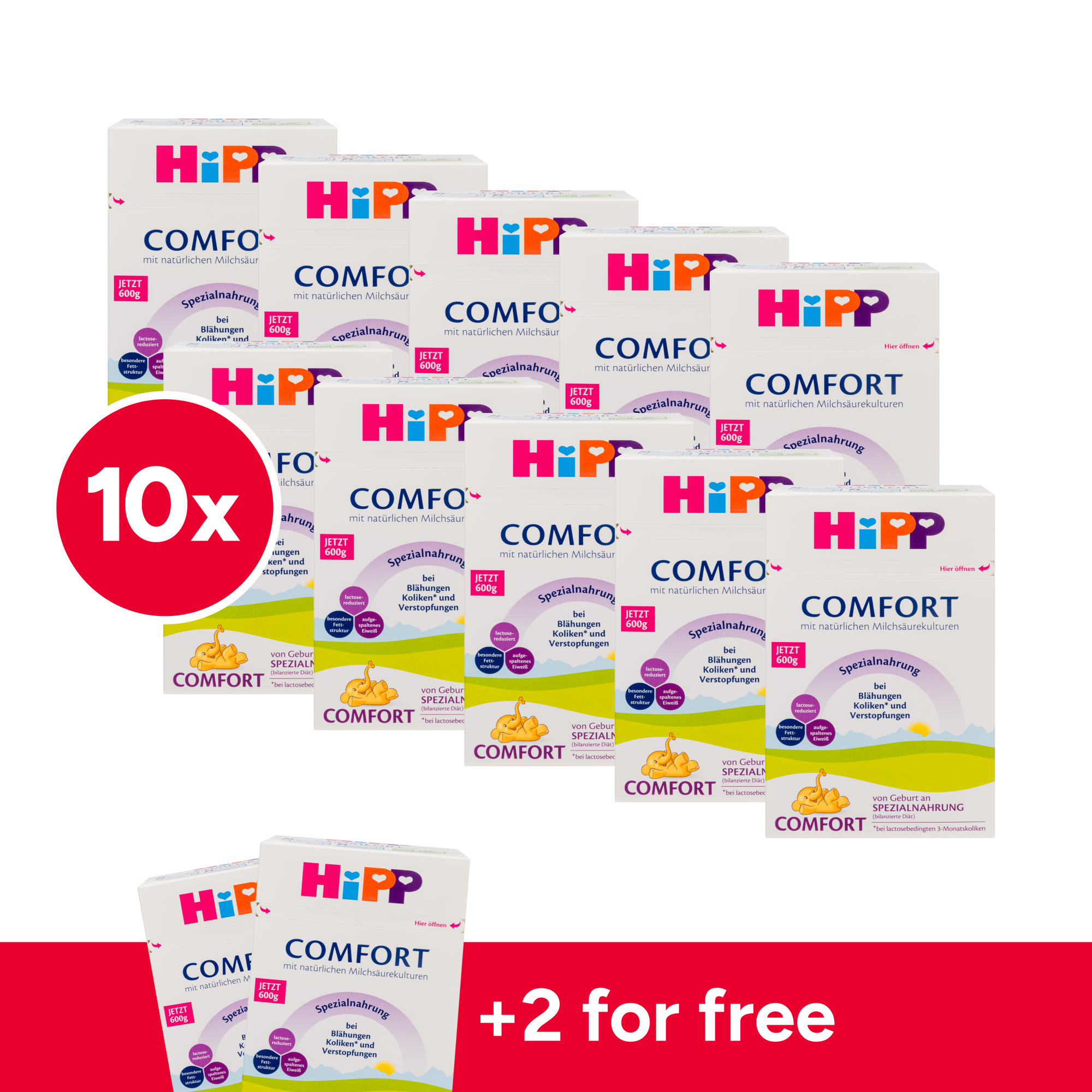 HiPP Comfort Cow Milk Baby Formula • All stages