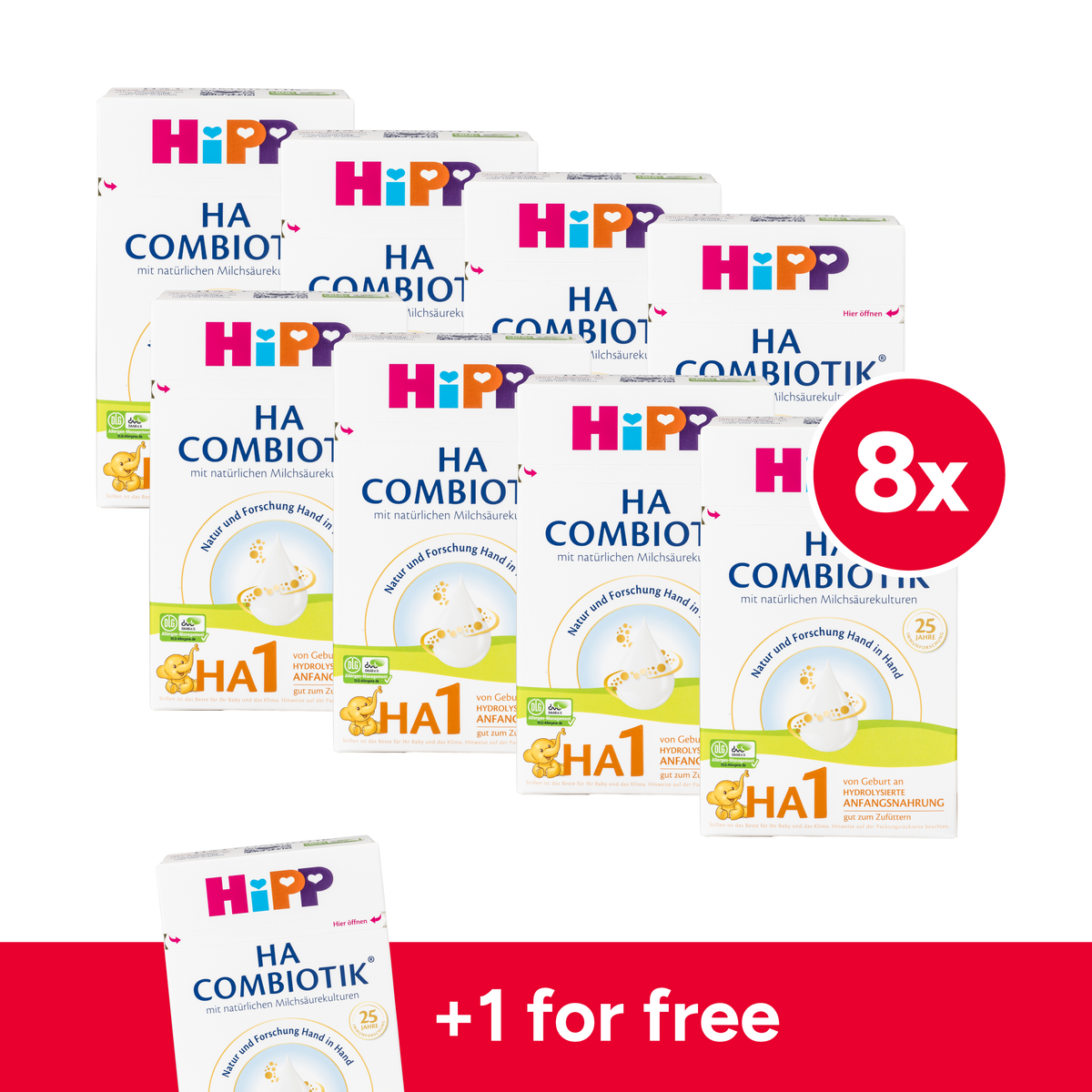HiPP German Hypoallergenic Cow Milk Baby Formula • Stage 1