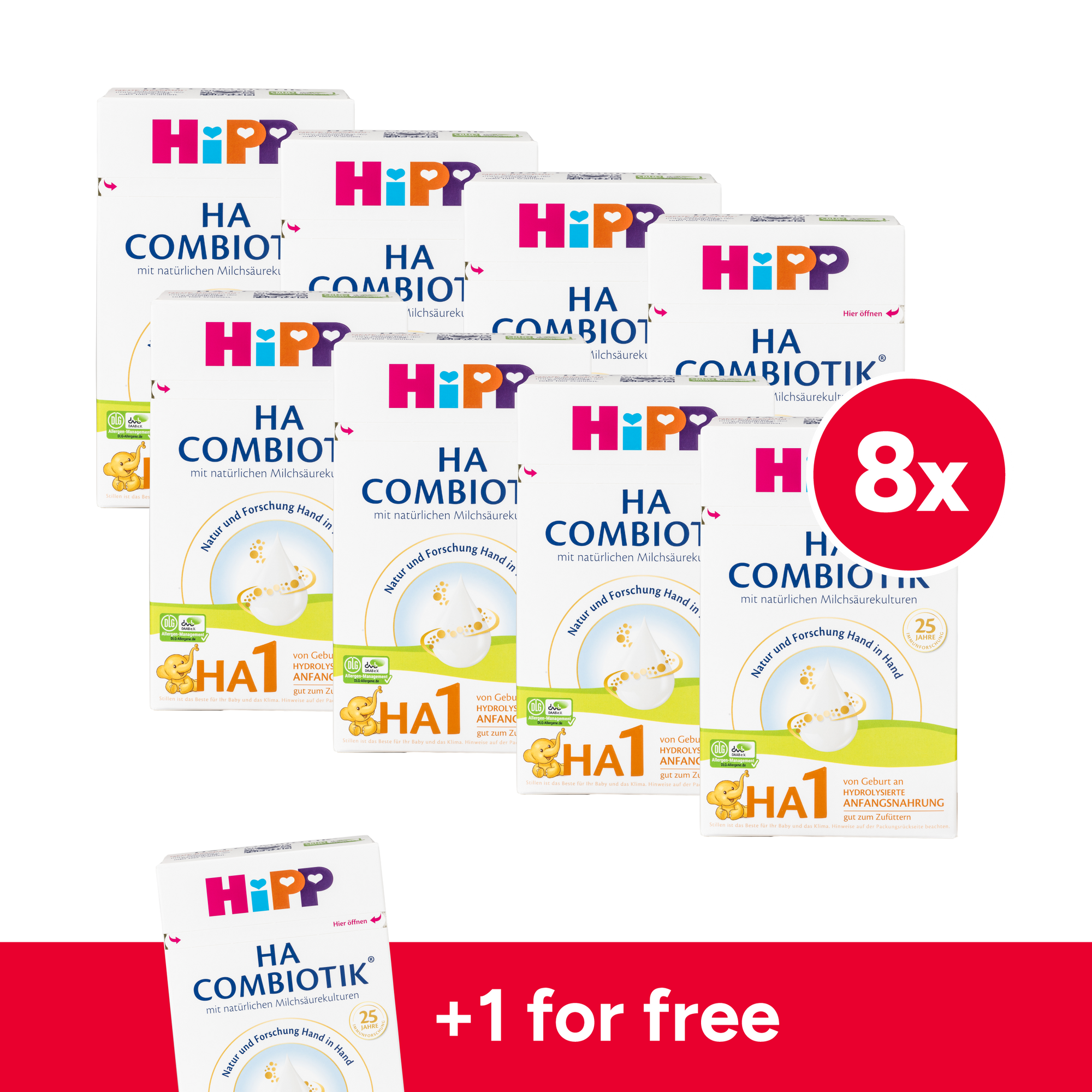 HiPP German Hypoallergenic Cow Milk Baby Formula • Stage 1