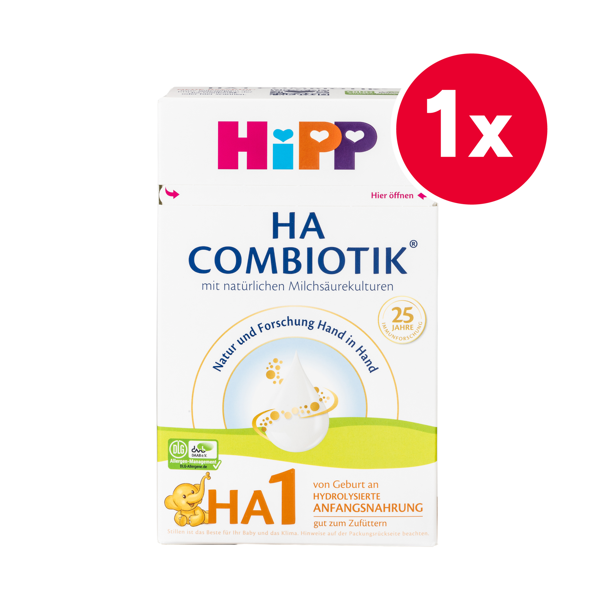 HiPP German Hypoallergenic Cow Milk Baby Formula • Stage 1