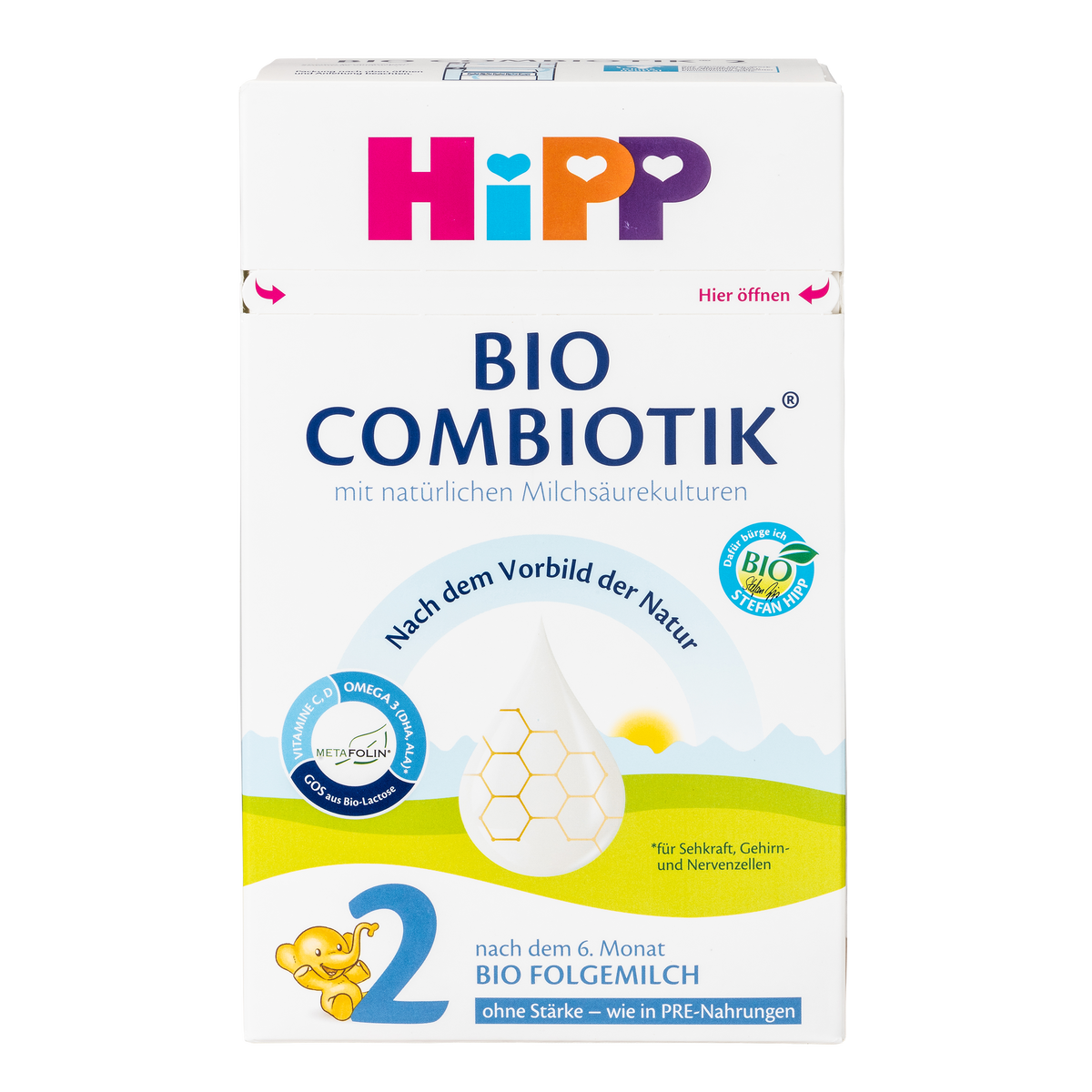 HiPP German Bio Combiotic (No Starch) Cow Milk Formula • Stage 2