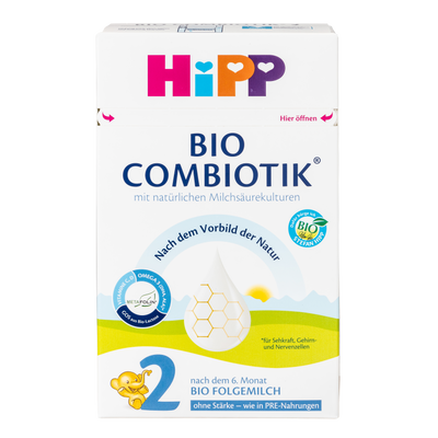 HiPP German Bio Combiotic (No Starch) Cow Milk Formula • Stage 2