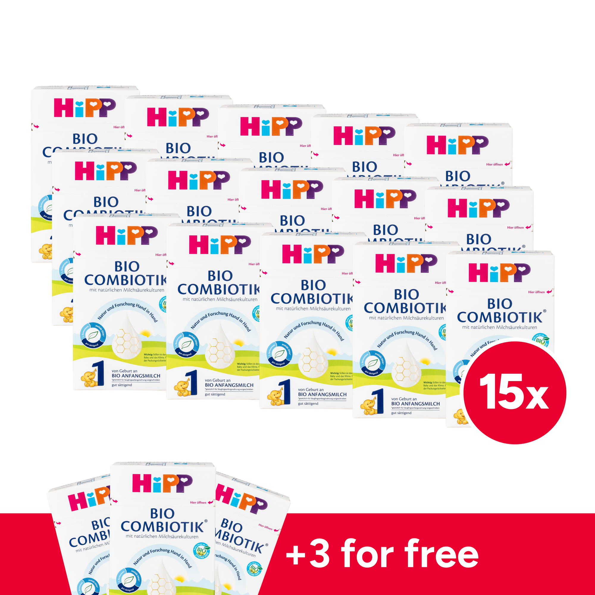 HiPP German Bio Combiotic Cow Milk Baby Formula • Stage 1