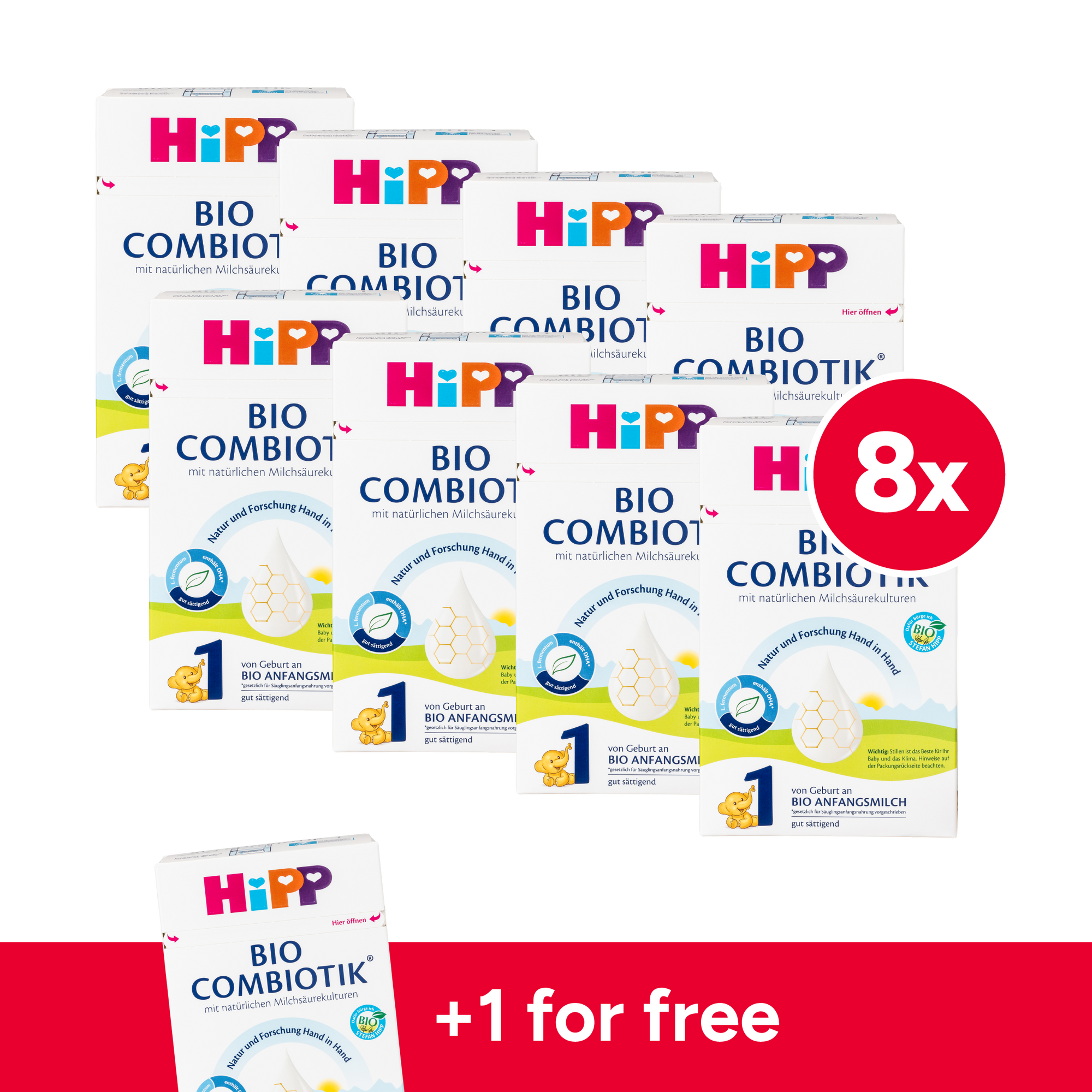 HiPP German Bio Combiotic Cow Milk Baby Formula • Stage 1