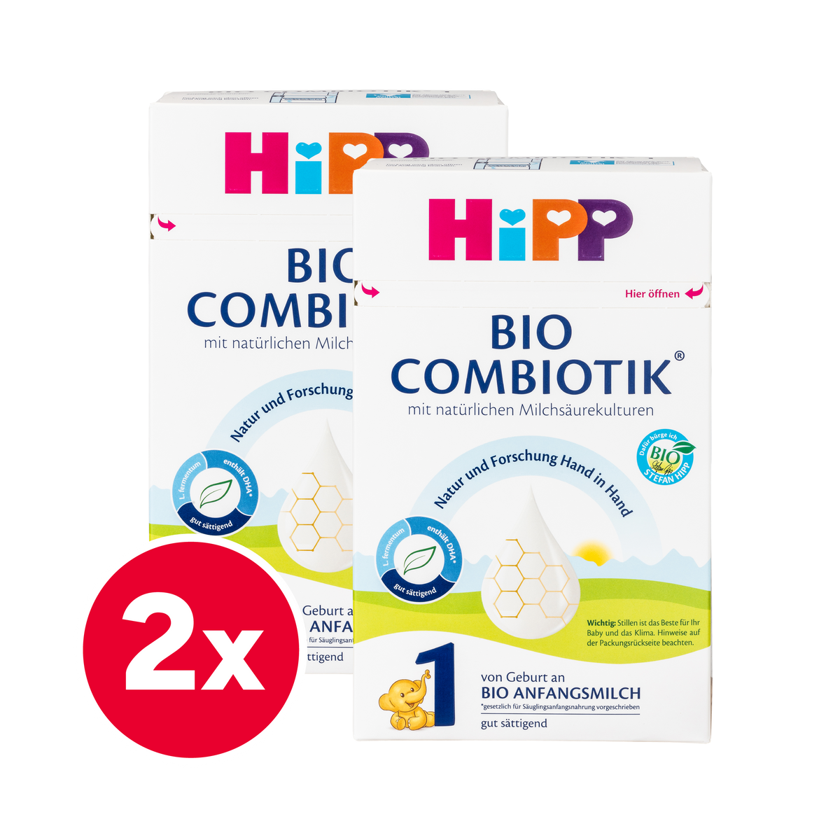 HiPP German Bio Combiotic Cow Milk Baby Formula • Stage 1