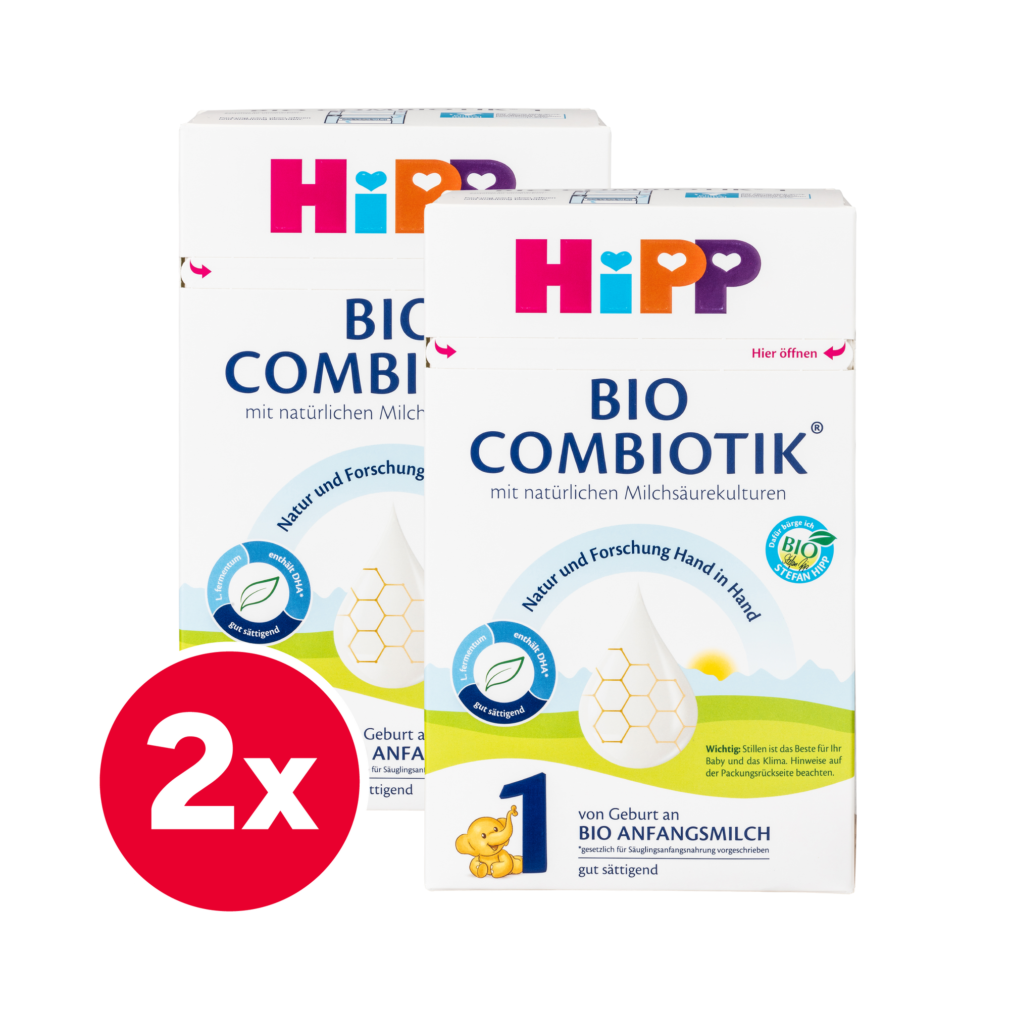 HiPP German Bio Combiotic Cow Milk Baby Formula • Stage 1