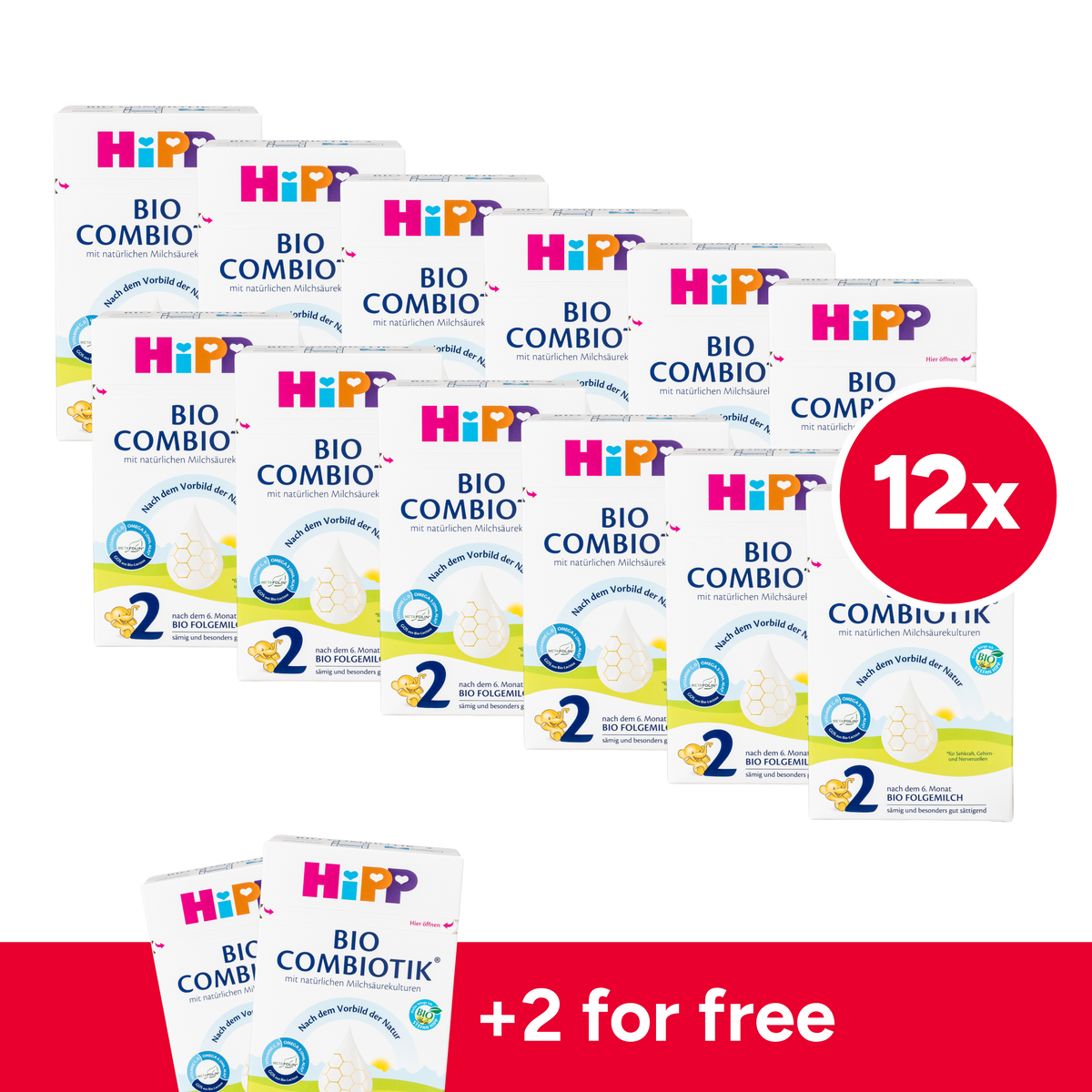 HiPP German Bio Combiotic Cow Milk Baby Formula • Stage 2
