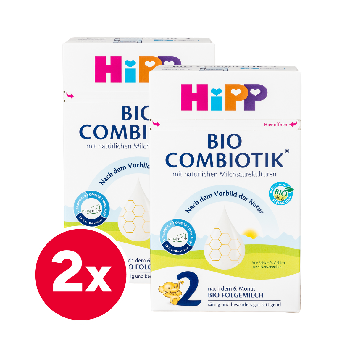 HiPP German Bio Combiotic Cow Milk Baby Formula • Stage 2