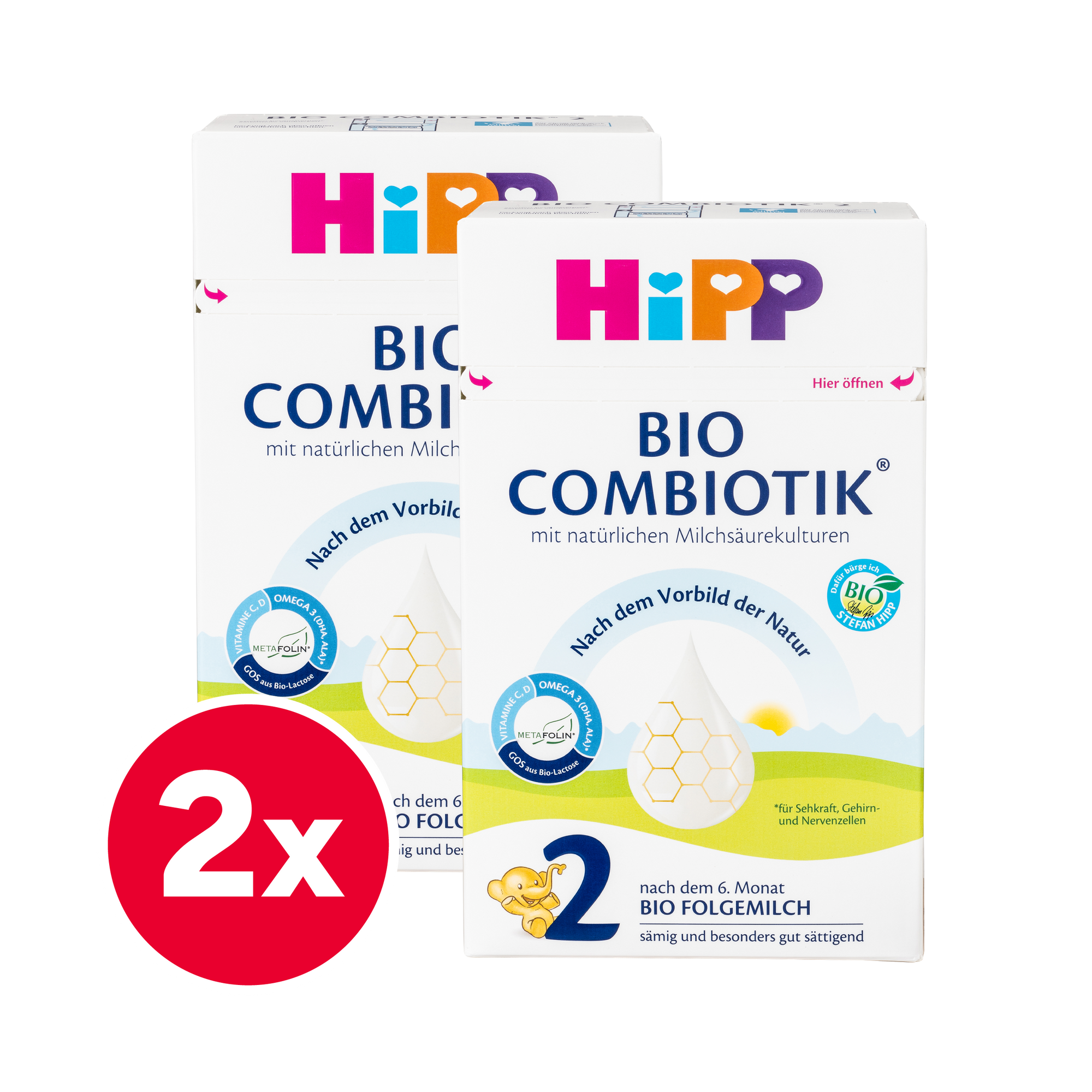 HiPP German Bio Combiotic Cow Milk Baby Formula • Stage 2