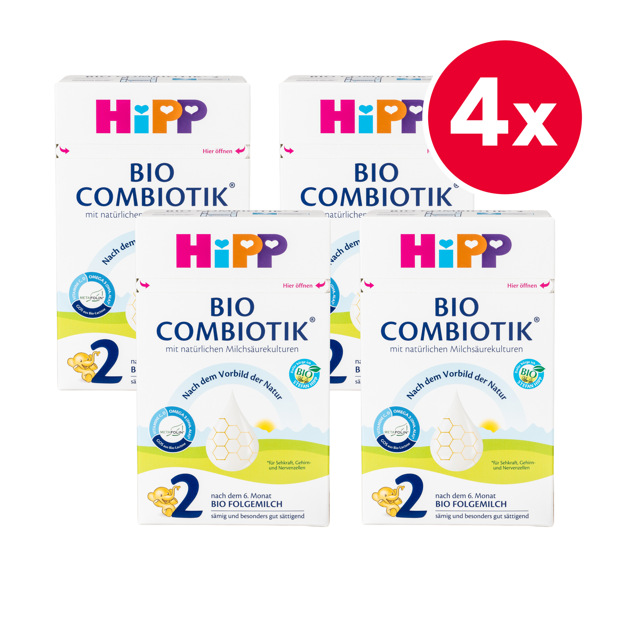 HiPP German Bio Combiotic Cow Milk Baby Formula • Stage 2
