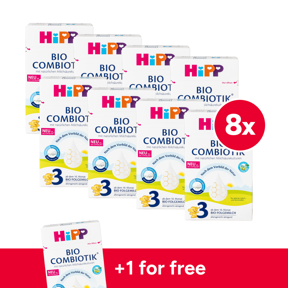 HiPP German Bio Combiotic Cow Milk Baby Formula • Stage 3