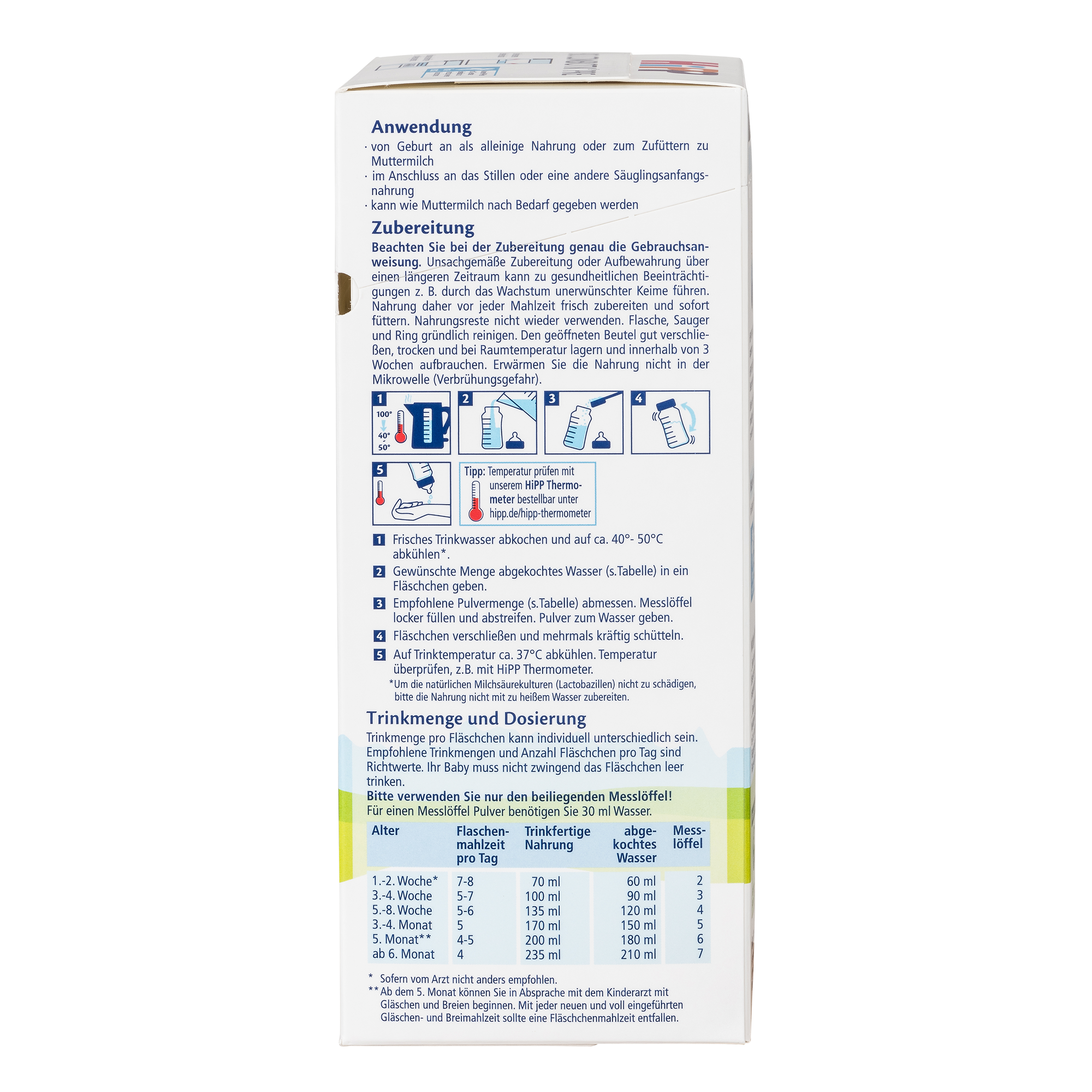 HiPP German Bio Combiotic Cow Milk Baby Formula • Stage Pre