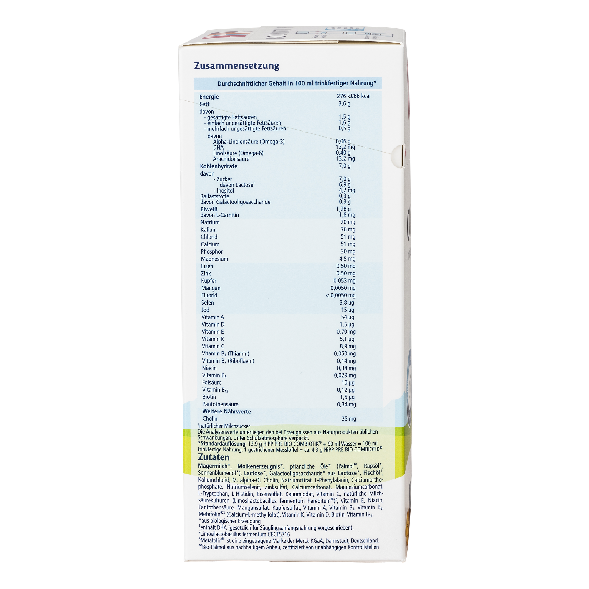 HiPP German Bio Combiotic Cow Milk Baby Formula • Stage Pre