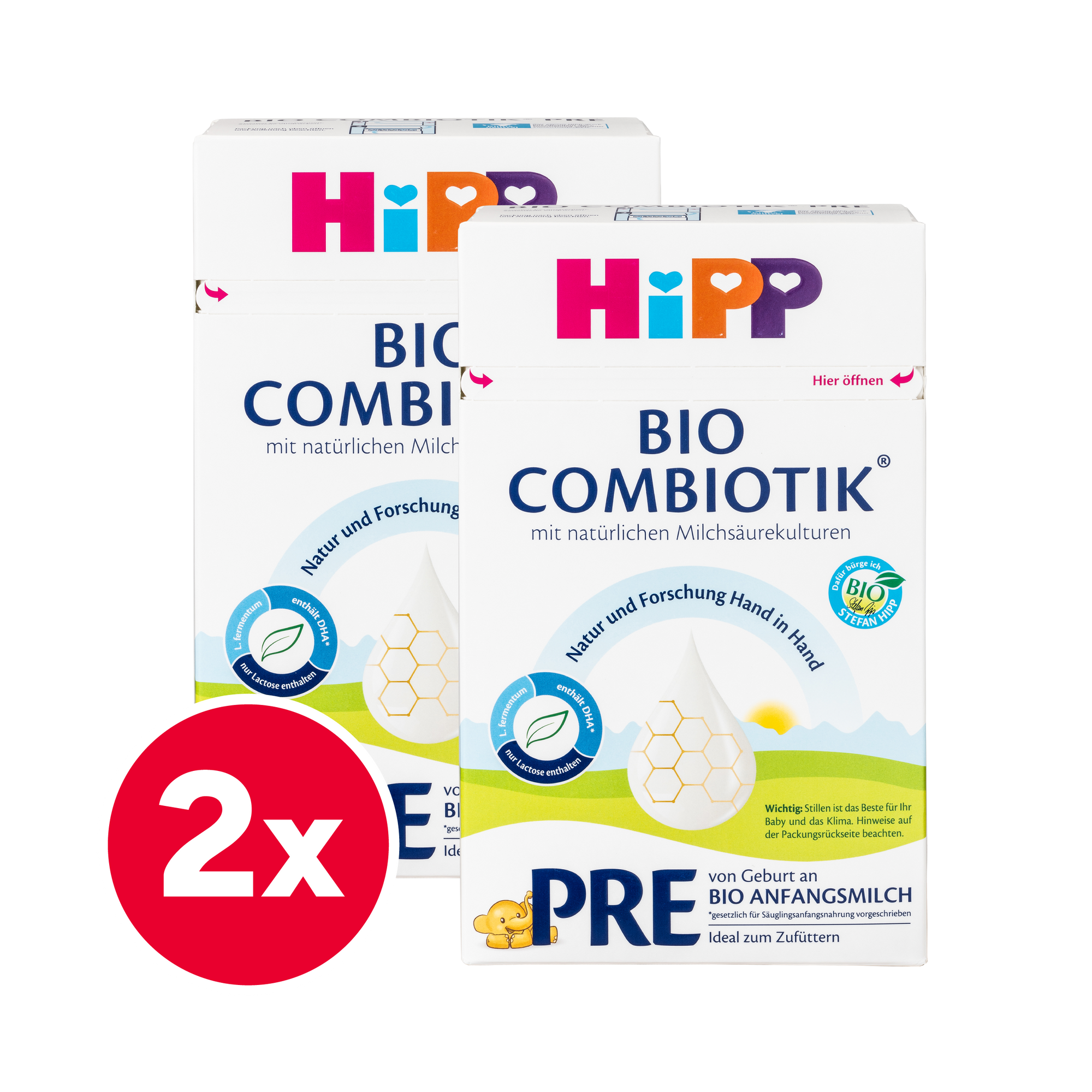 HiPP German Bio Combiotic Cow Milk Baby Formula • Stage Pre