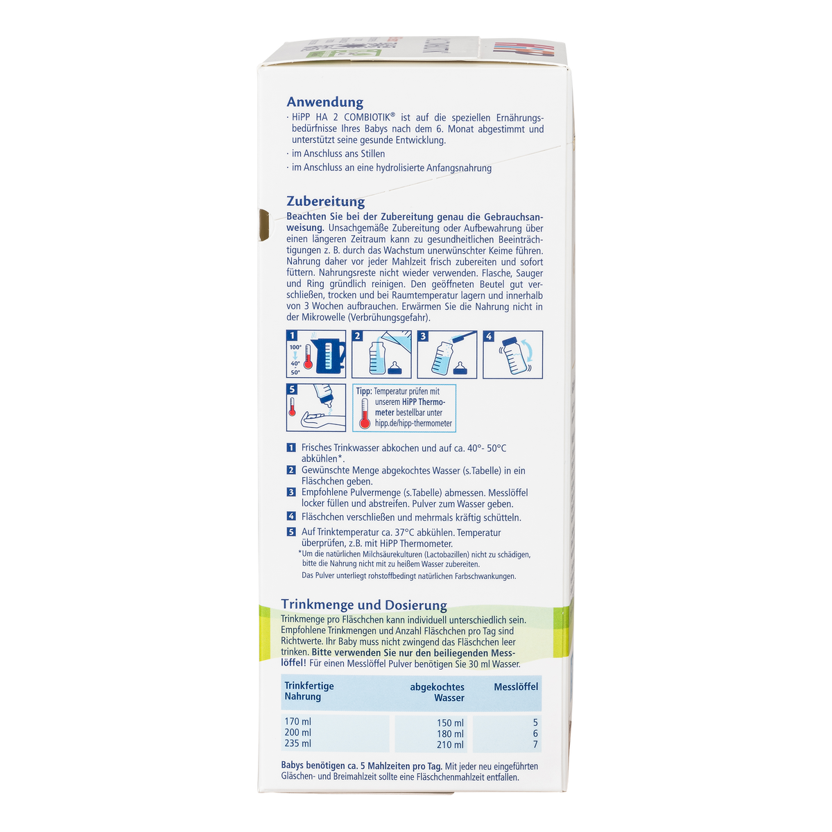 HiPP German Hypoallergenic Cow Milk Formula • Stage 2