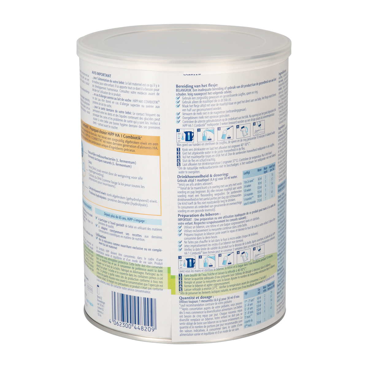 HiPP Dutch Hypoallergenic Milk Formula • Stage 1