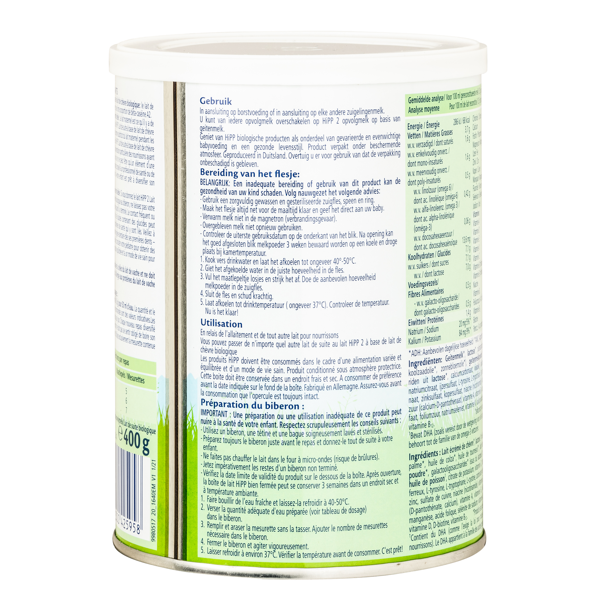 HiPP Dutch Goat Milk Baby Formula • Stage 2