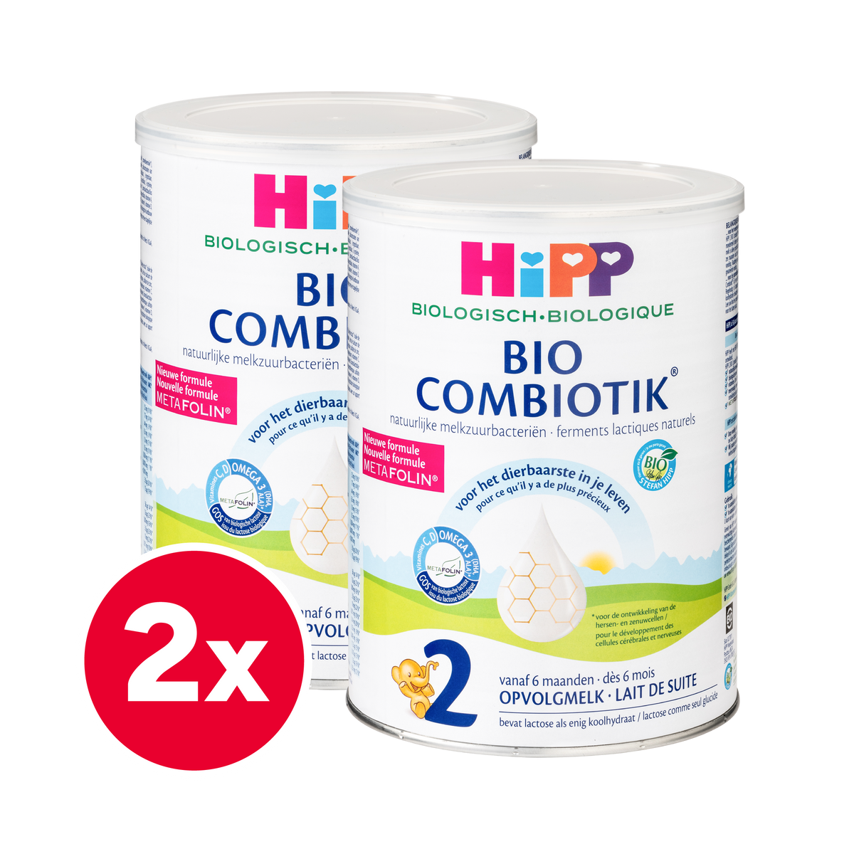 HiPP Dutch Bio Combiotik Cow Milk Baby Formula • Stage 2