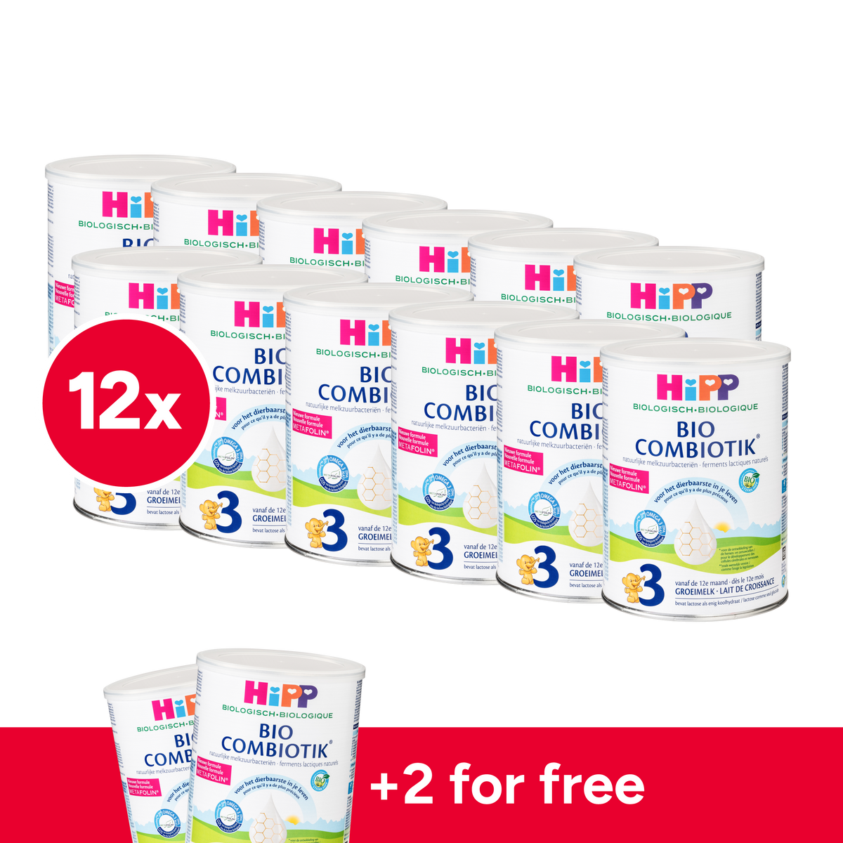 HiPP Dutch Bio Combiotik Cow Milk Baby Formula • Stage 3
