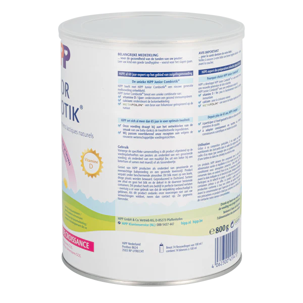 HiPP Dutch Bio Combiotik Junior Cow Milk Formula • Stage 4