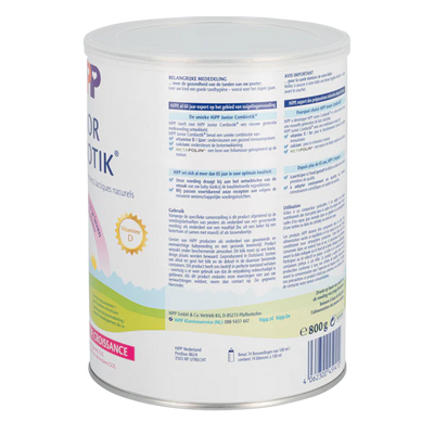 HiPP Dutch Bio Combiotik Junior Cow Milk Formula • Stage 4