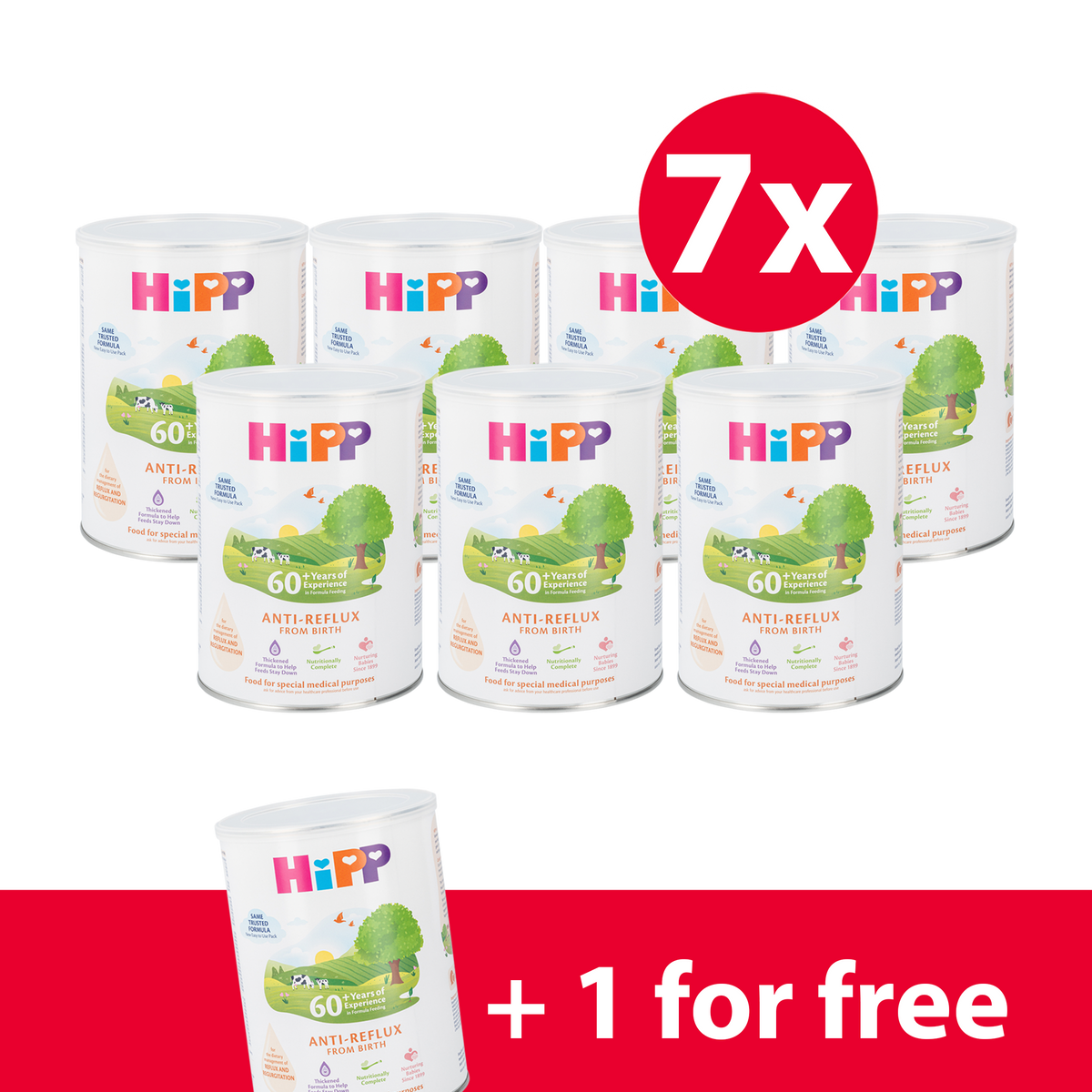 HiPP UK Anti-Reflux (AR) Cow Milk Baby Formula • All stages