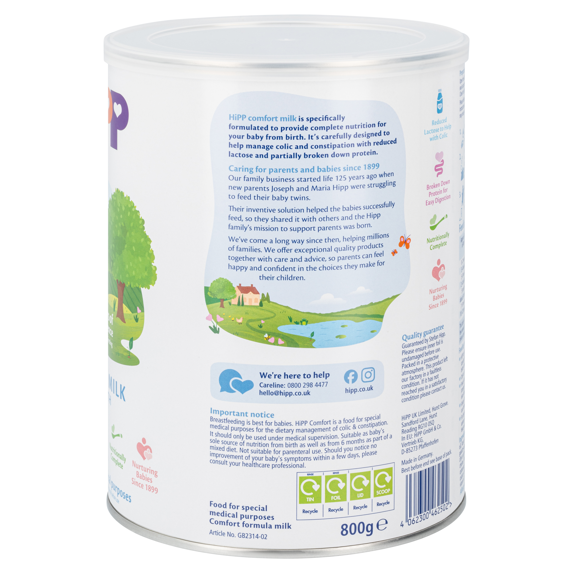 HiPP UK Comfort Combiotik • All stages