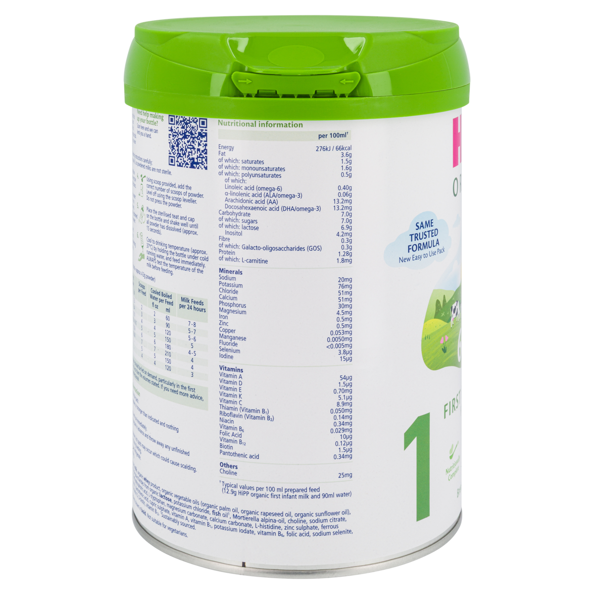 HiPP UK Bio Combiotik Cow Milk Baby Formula • Stage 1