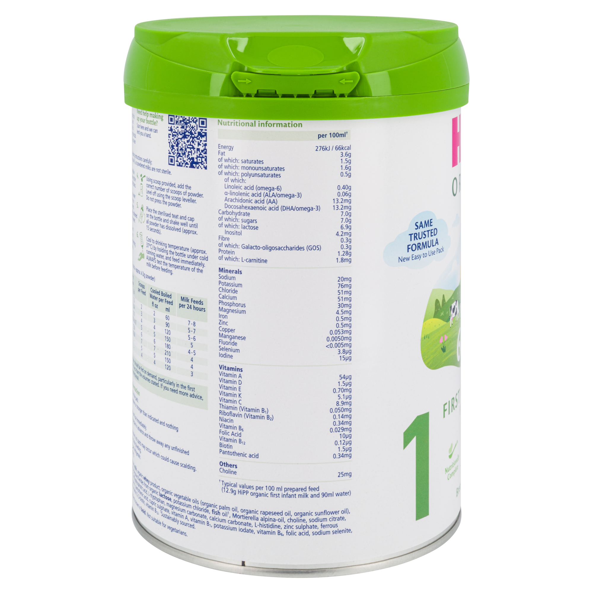 HiPP UK Bio Combiotik Cow Milk Baby Formula • Stage 1