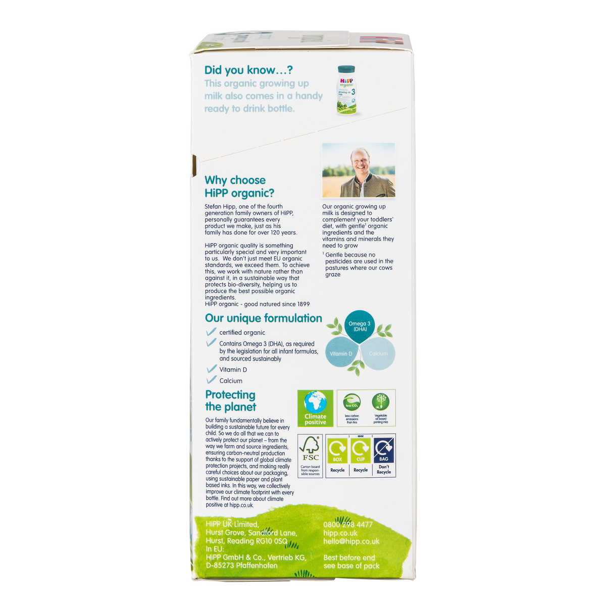 HiPP UK Bio Combiotik Cow Milk Formula • Stage 3