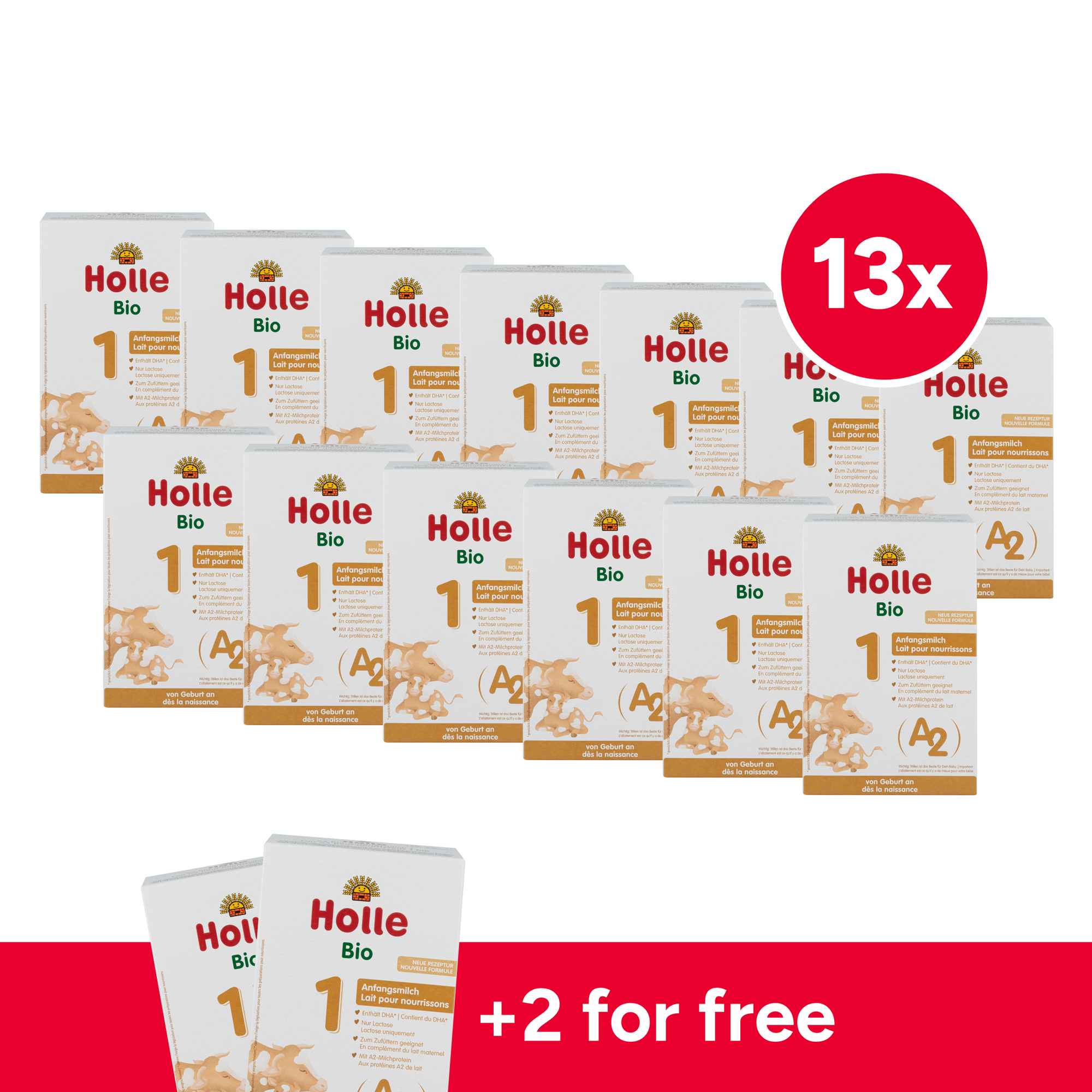 Holle A2 Cow Milk Baby Formula • Stage 1