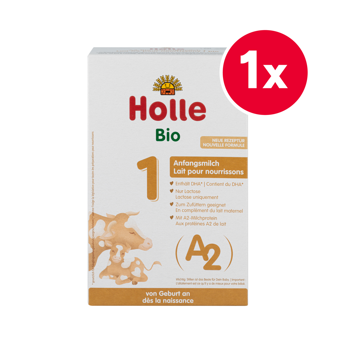 Holle A2 Cow Milk Baby Formula • Stage 1