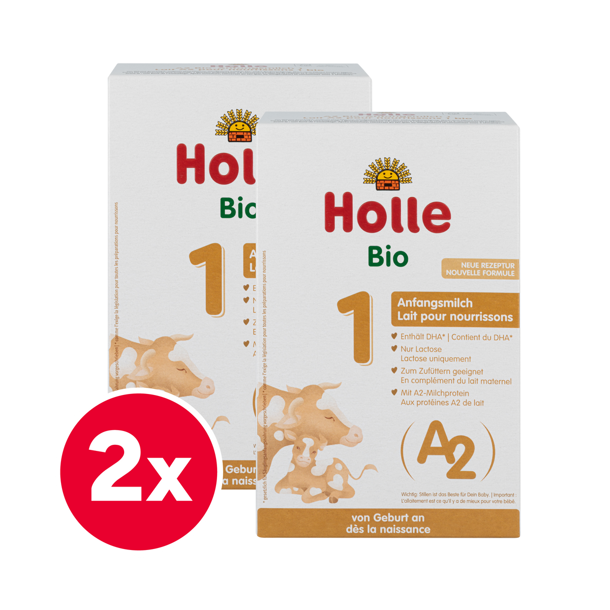 Holle A2 Cow Milk Baby Formula • Stage 1