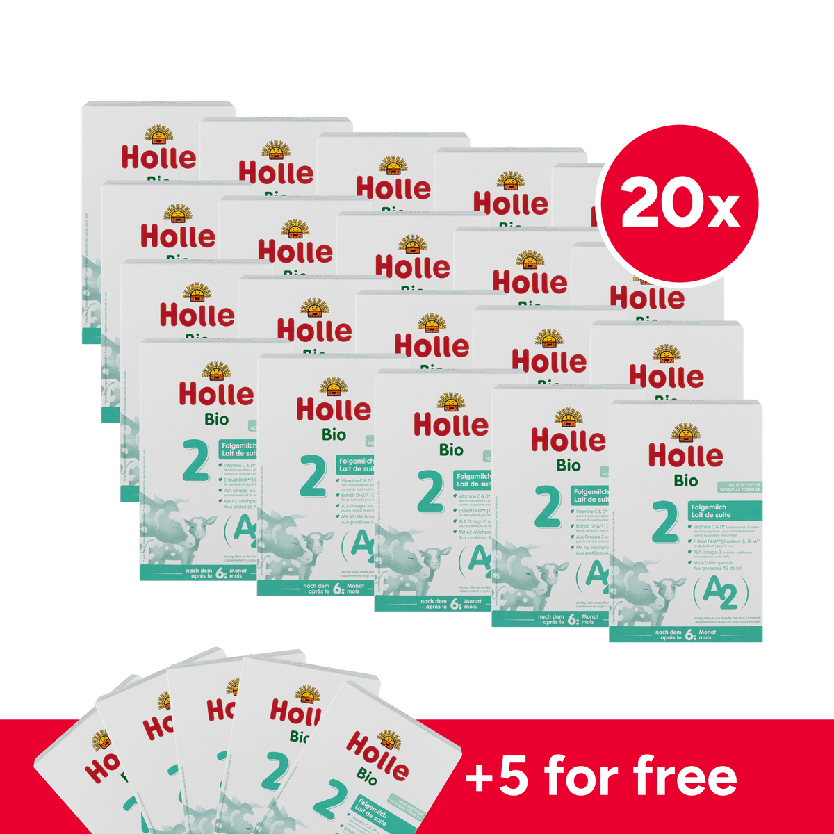 Holle A2 Cow Milk Baby Formula • Stage 2