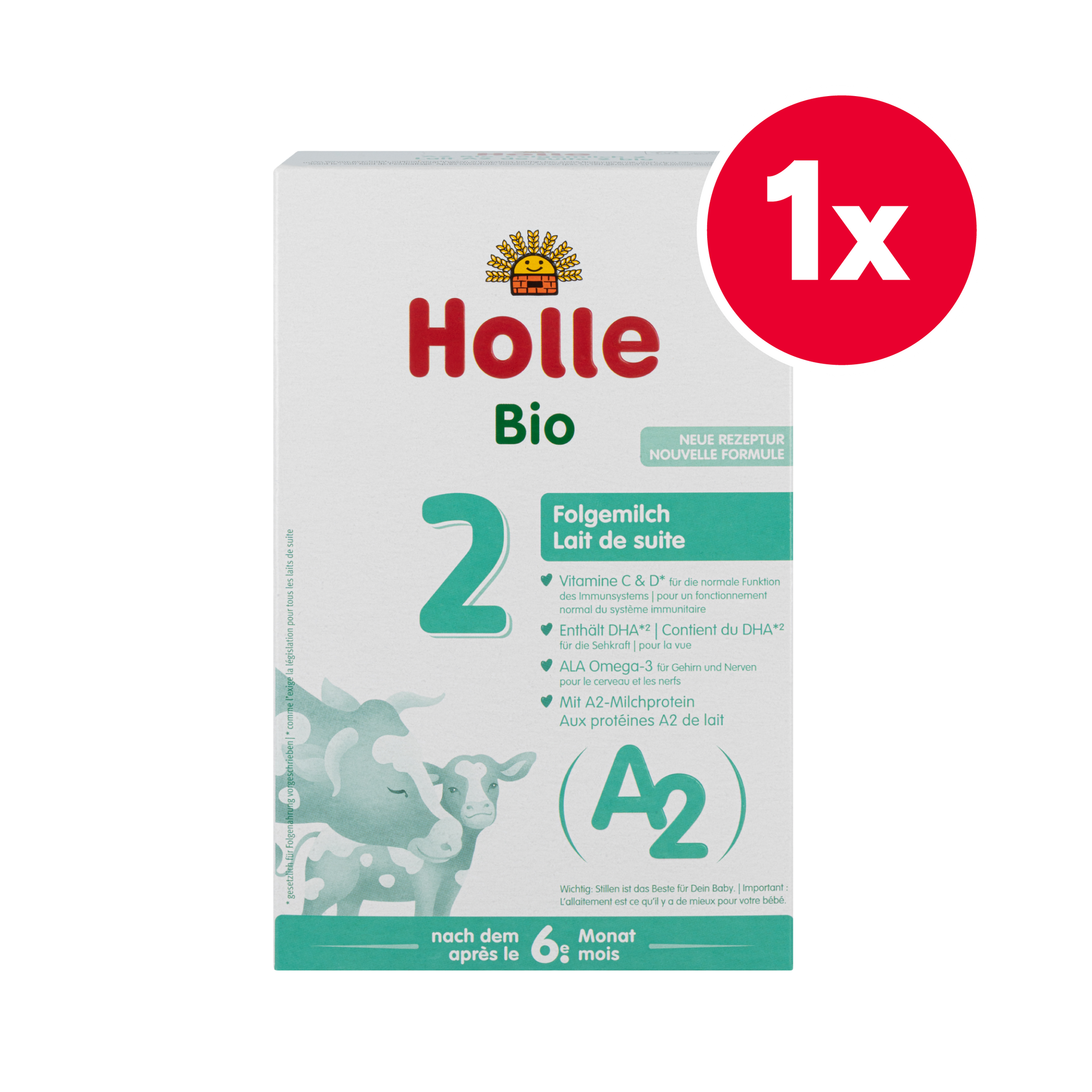 Holle A2 Cow Milk Baby Formula • Stage 2