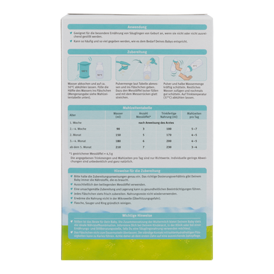 Holle German Cow Milk Formula • Stage 1