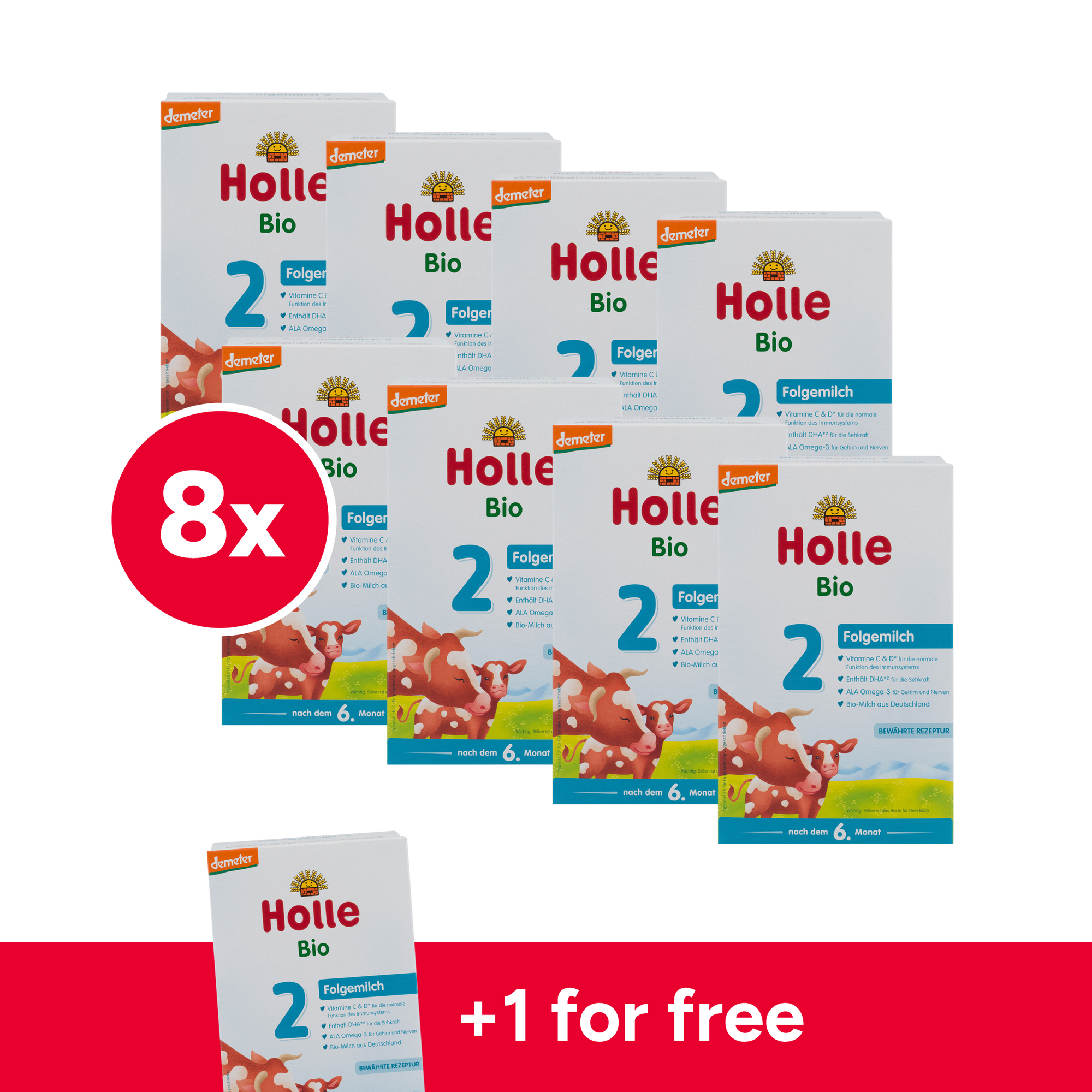 Holle German Cow Milk Baby Formula • Stage 2
