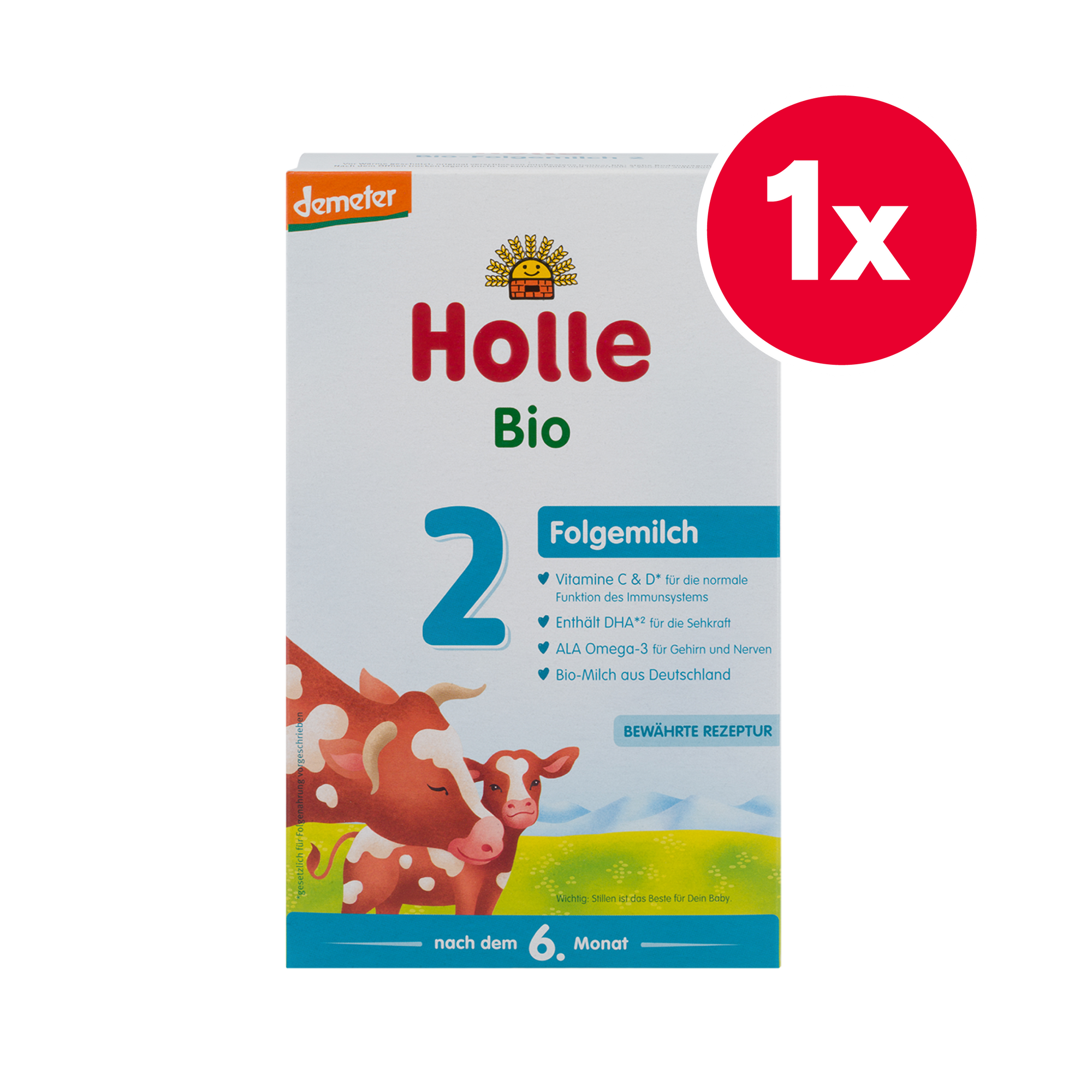 Holle German Cow Milk Baby Formula • Stage 2