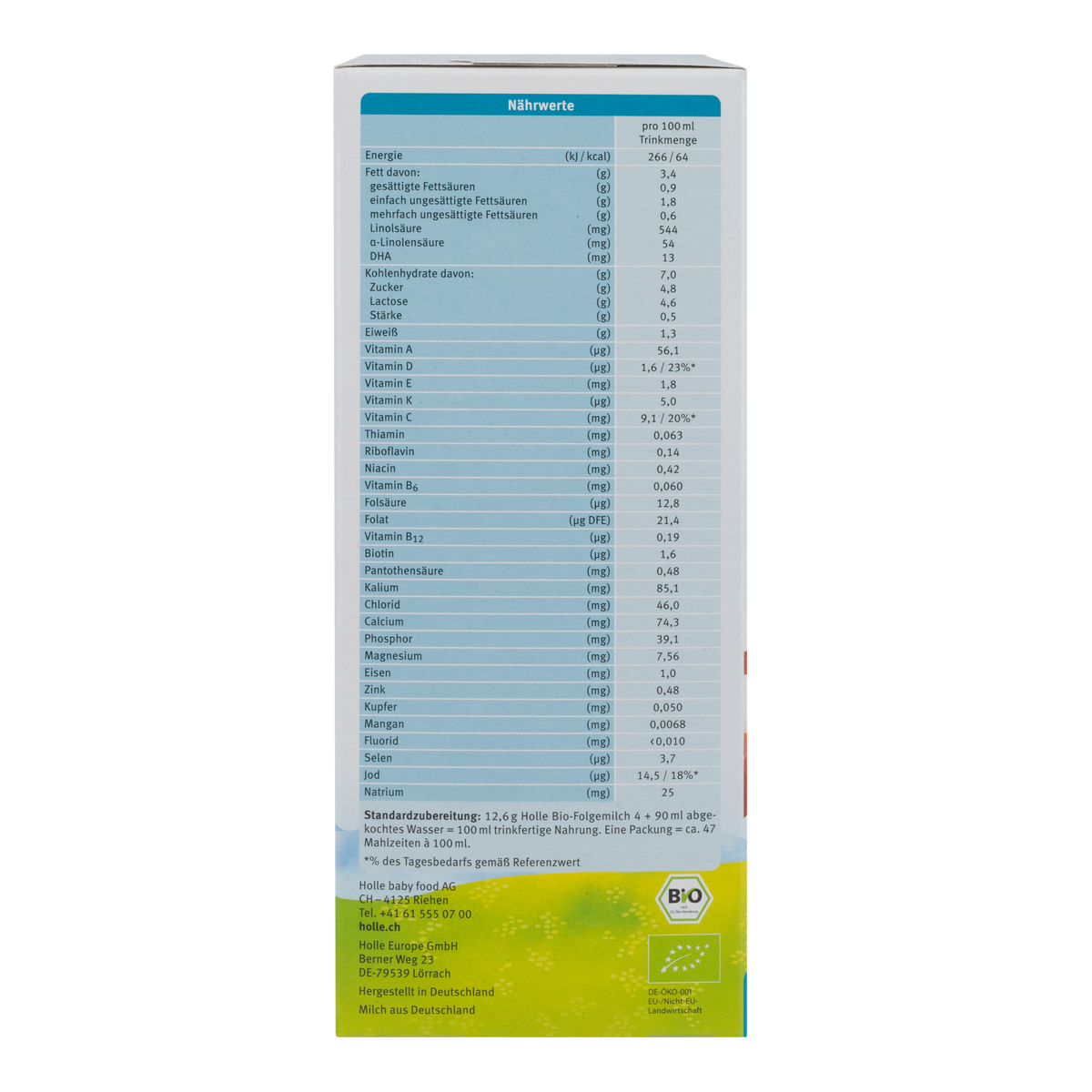 Holle German Cow Milk Formula • Stage 4