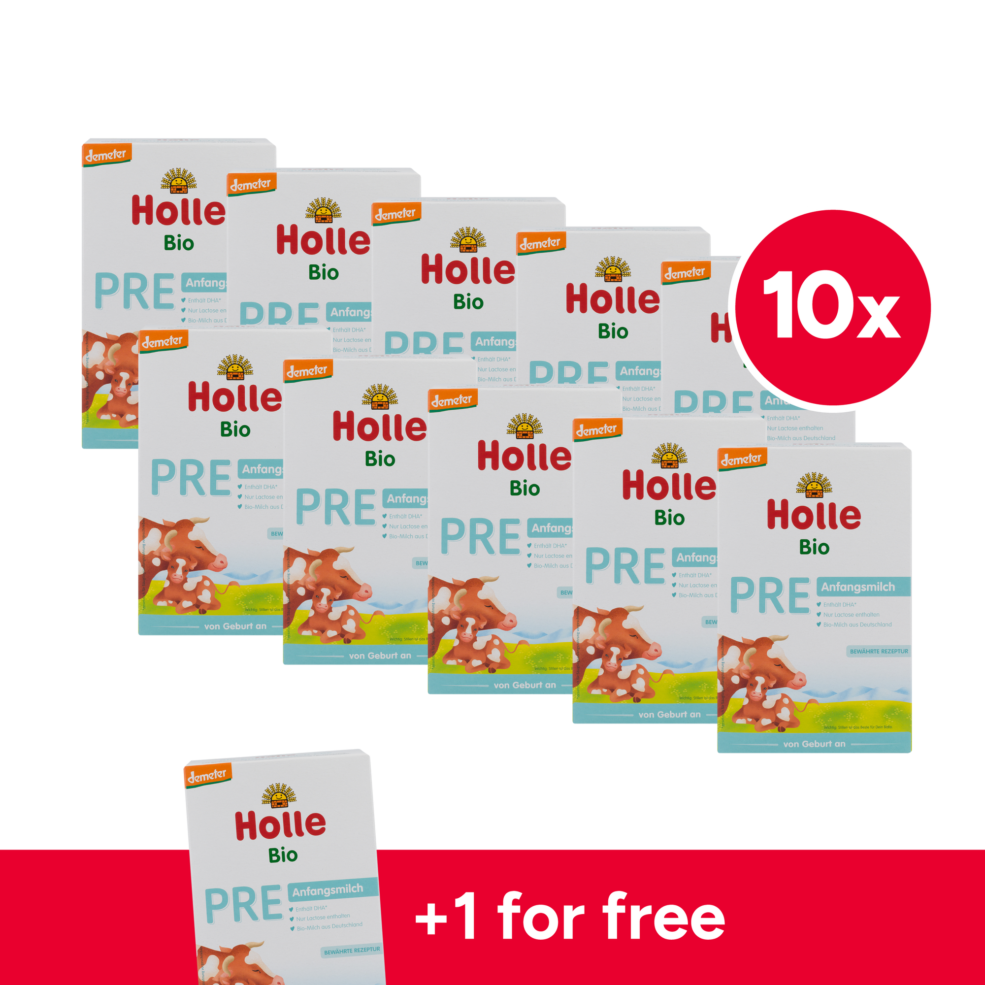 Holle German Cow Milk Baby Formula • Stage Pre