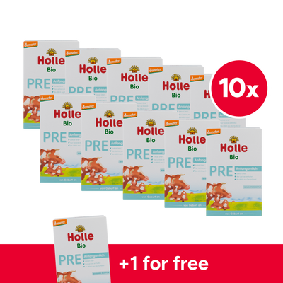 Holle German Cow Milk Baby Formula • Stage Pre