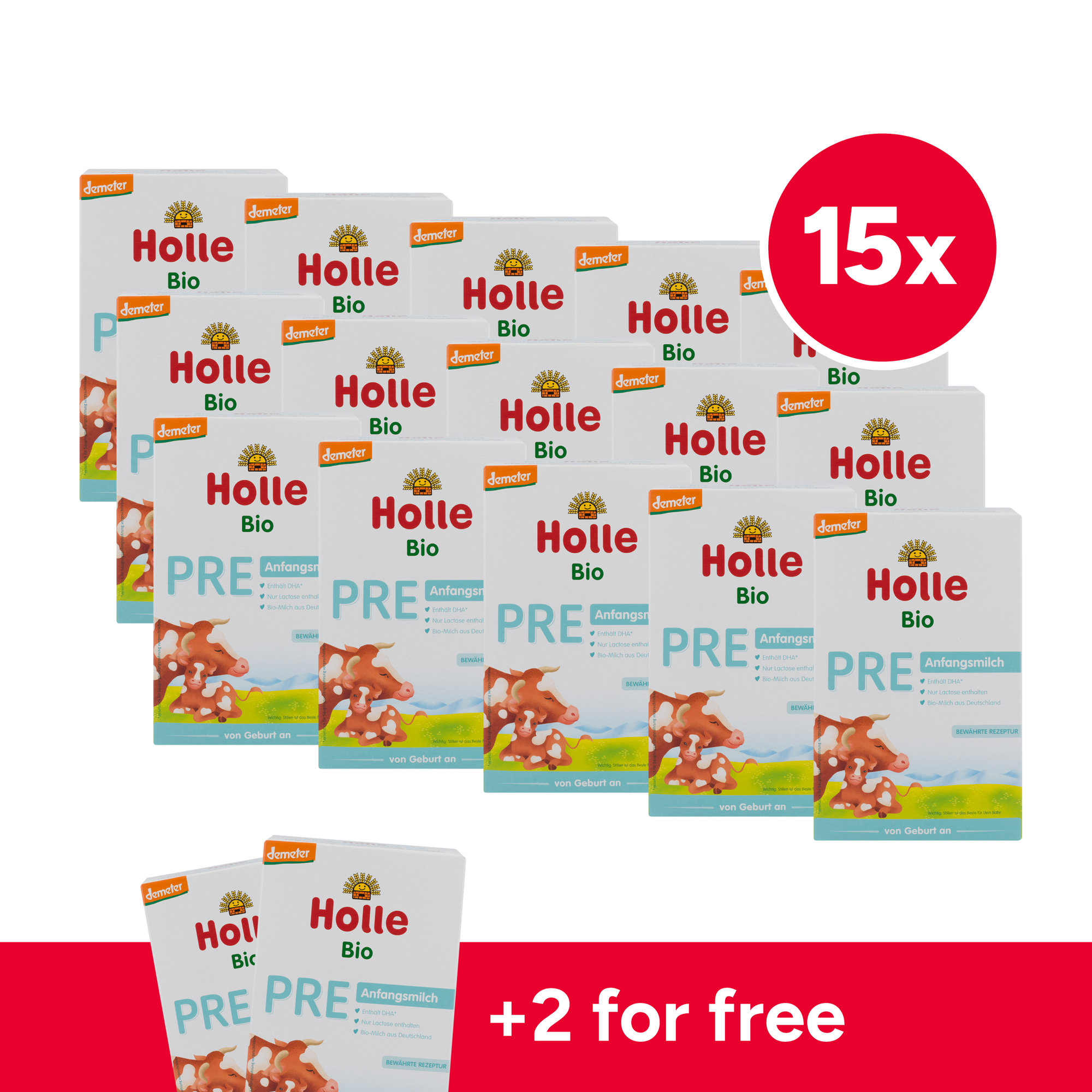 Holle German Cow Milk Baby Formula • Stage Pre