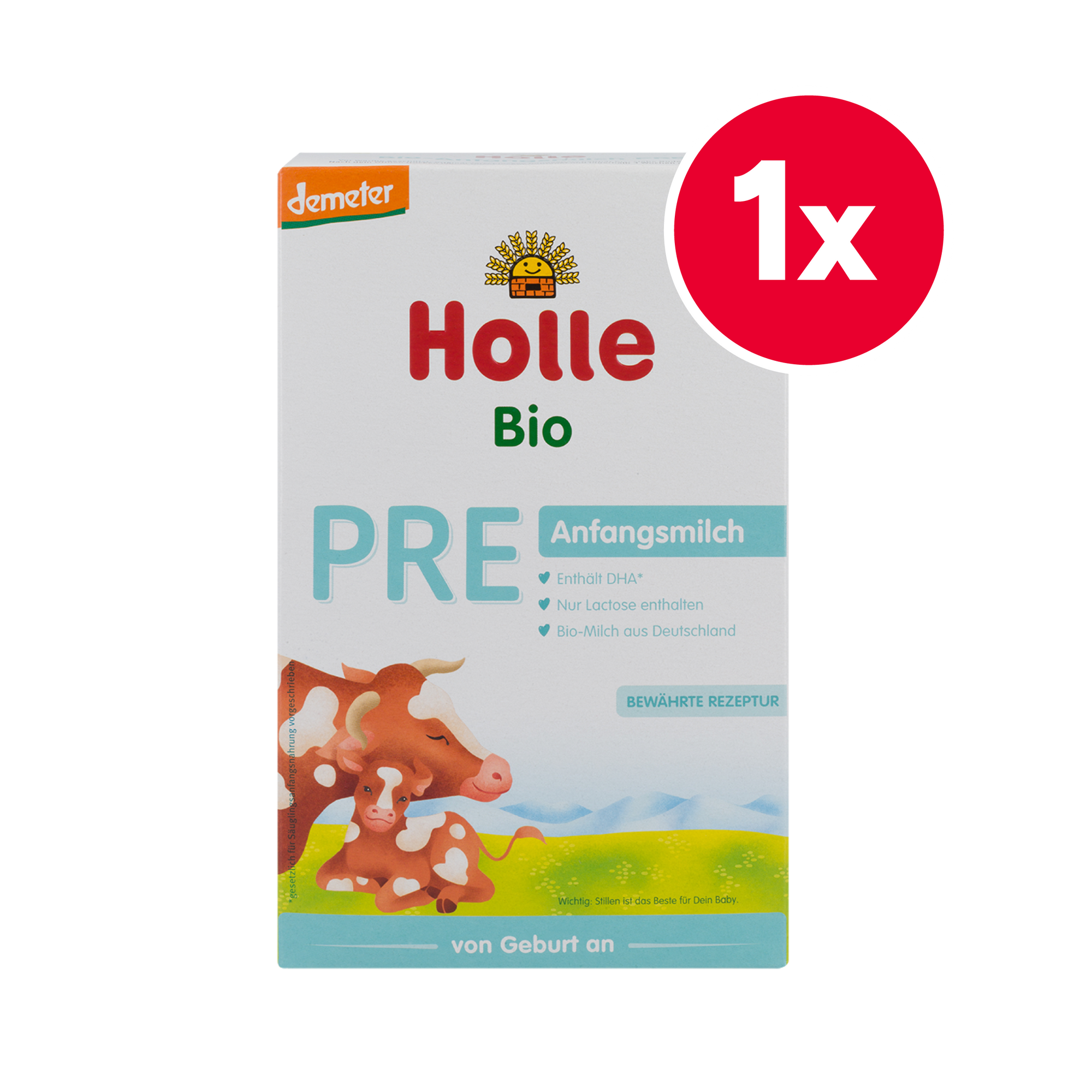 Holle German Cow Milk Baby Formula • Stage Pre