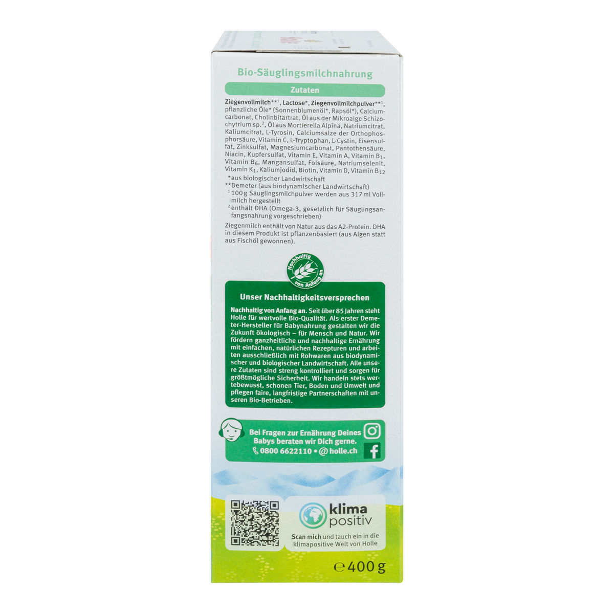 Holle German Goat Milk Formula • Stage 1