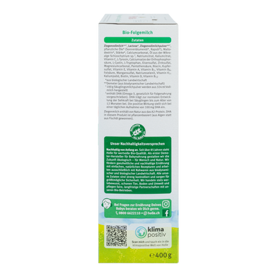 Holle German Goat Milk Formula • Stage 2